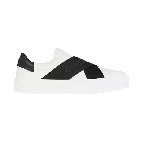 Sneakers City Sport in leather with GIVENCHY webbing